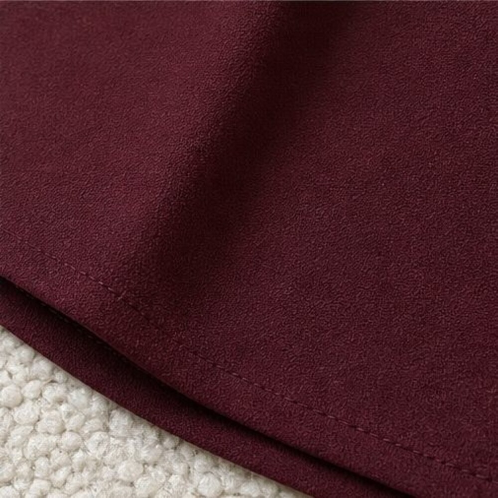 Burgundy Ruffle Blouse - Picture 6 of 6